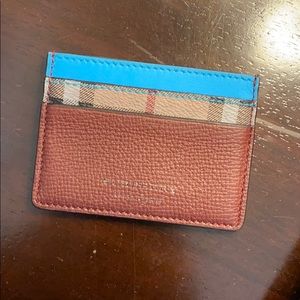 Authentic Burberry Card Holder